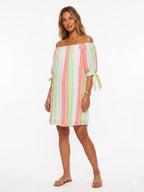 VESTIDO CORTO FLUORESCENTE