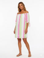 VESTIDO CORTO FLUORESCENTE