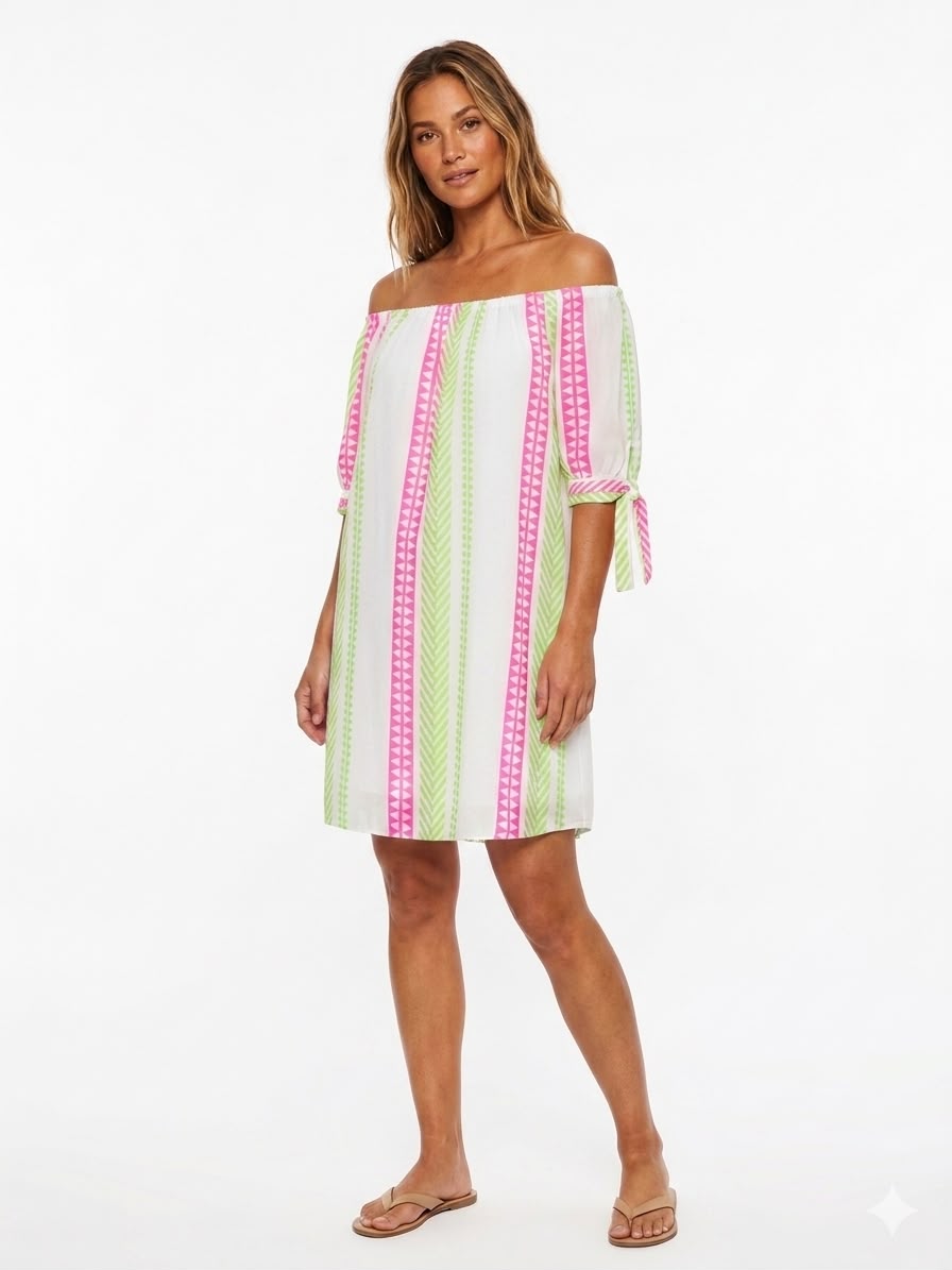 VESTIDO CORTO FLUORESCENTE