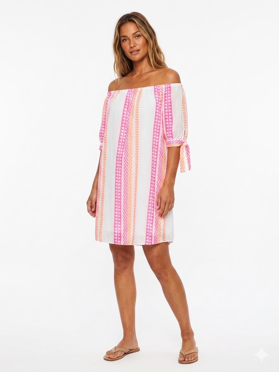 VESTIDO CORTO FLUORESCENTE