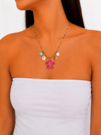 COLLAR DIJE FLOR DE VERANO