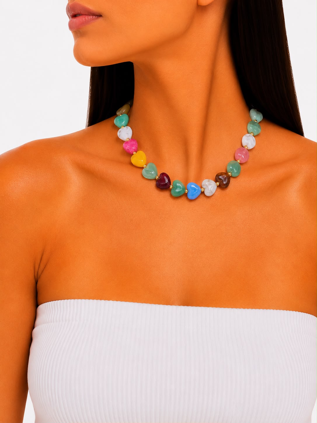 COLLAR DE CORAZONES