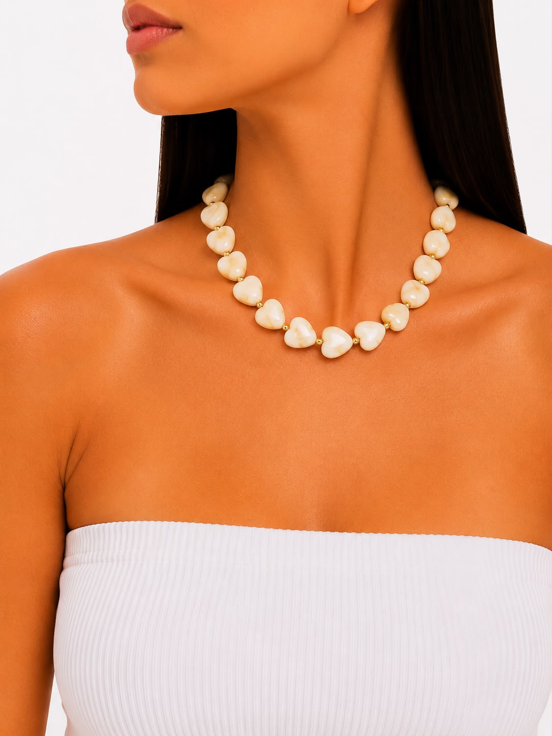 COLLAR DE CORAZONES