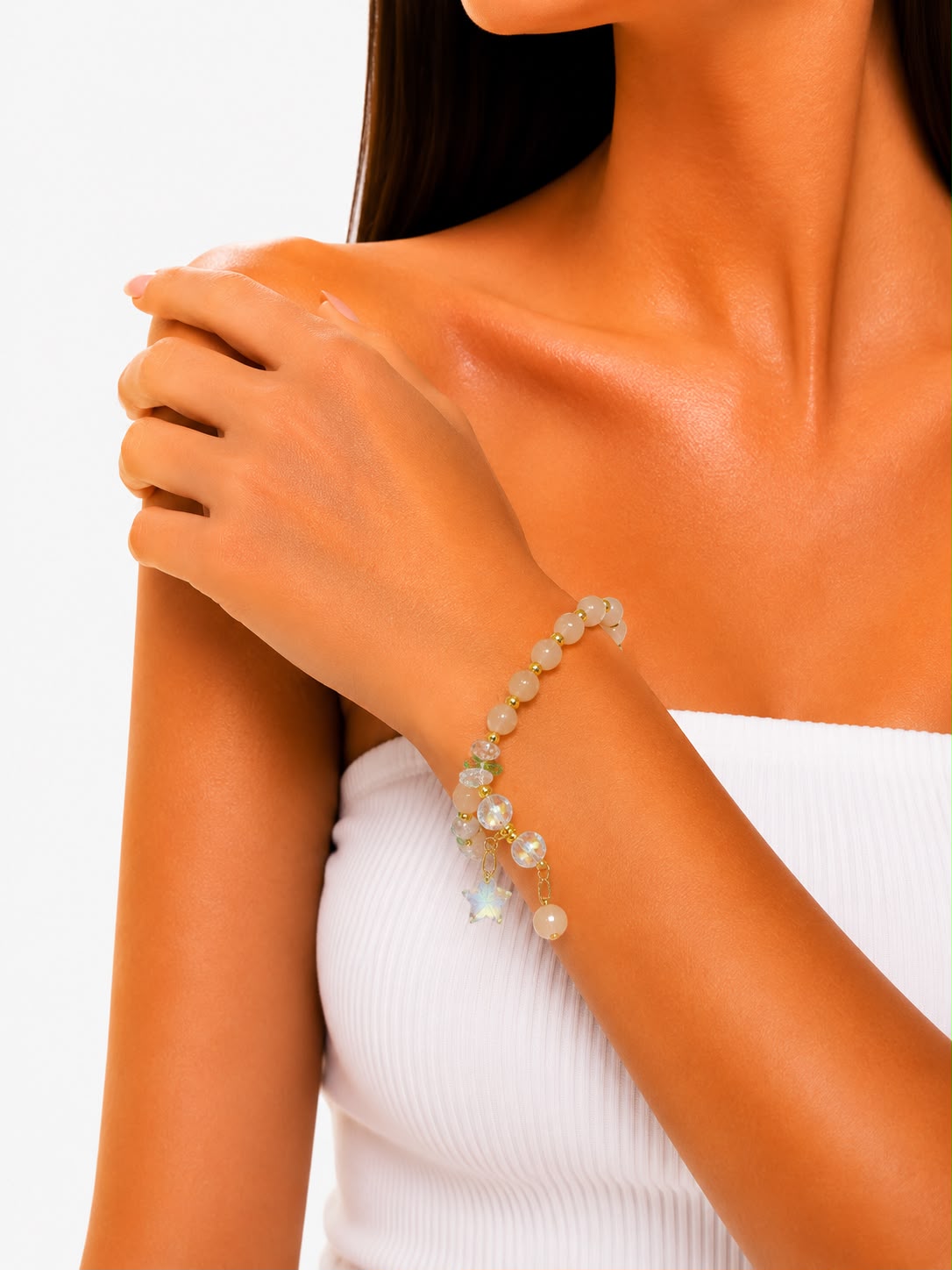 PULSERA COQUETTE DE ESTRELLA TORNASOL