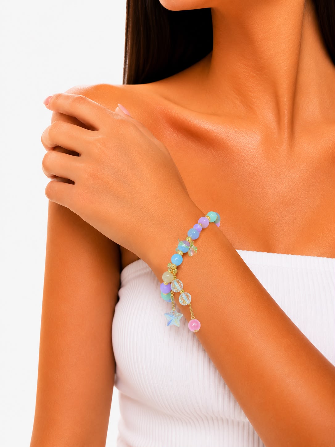 PULSERA COQUETTE DE ESTRELLA TORNASOL