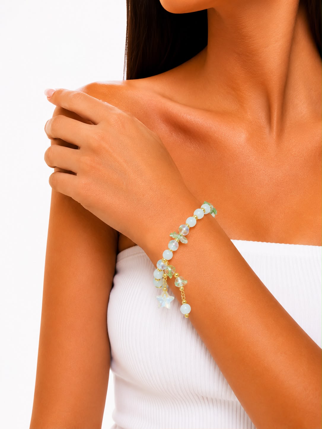PULSERA COQUETTE DE ESTRELLA TORNASOL
