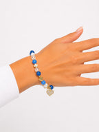 PULSERA DIJE CORAZÓN DELGADA