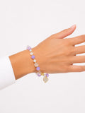 PULSERA DIJE CORAZÓN DELGADA