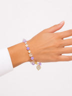 PULSERA DIJE CORAZÓN DELGADA
