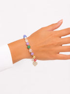 PULSERA DIJE CORAZÓN DELGADA