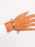 PULSERA DIJE CORAZÓN DELGADA