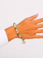 PULSERA DIJE CORAZÓN DELGADA