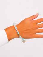 PULSERA DIJE CORAZÓN DELGADA
