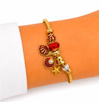 PULSERA DORADA CON DIJES
