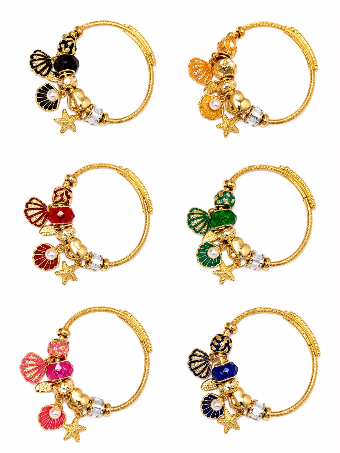 PULSERA DORADA CON DIJES