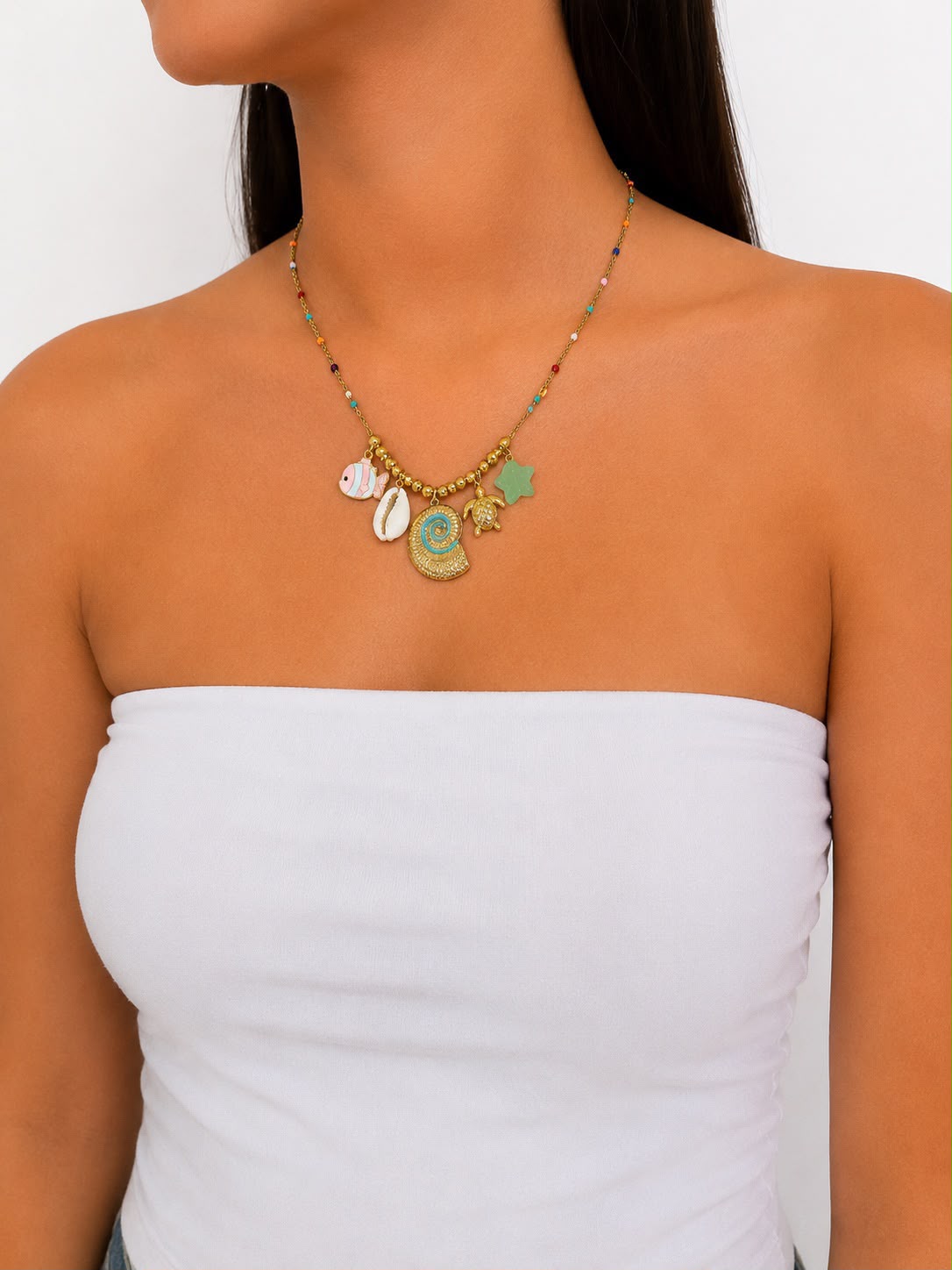 COLLAR PLAYERO DE CARACOL