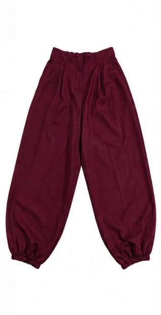 PANTALÓN CON PINZAS Y PUÑO ELÁSTICO