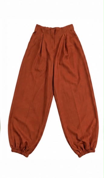 PANTALÓN CON PINZAS Y PUÑO ELÁSTICO