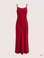 VESTIDO LARGO CON TIRANTES FINOS
