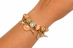 PULSERA PLATEADA CON DIJES