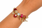PULSERA PLATEADA CON DIJES