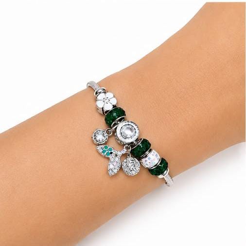 PULSERA PLATEADA CON DIJES