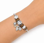 PULSERA PLATEADA CON DIJES