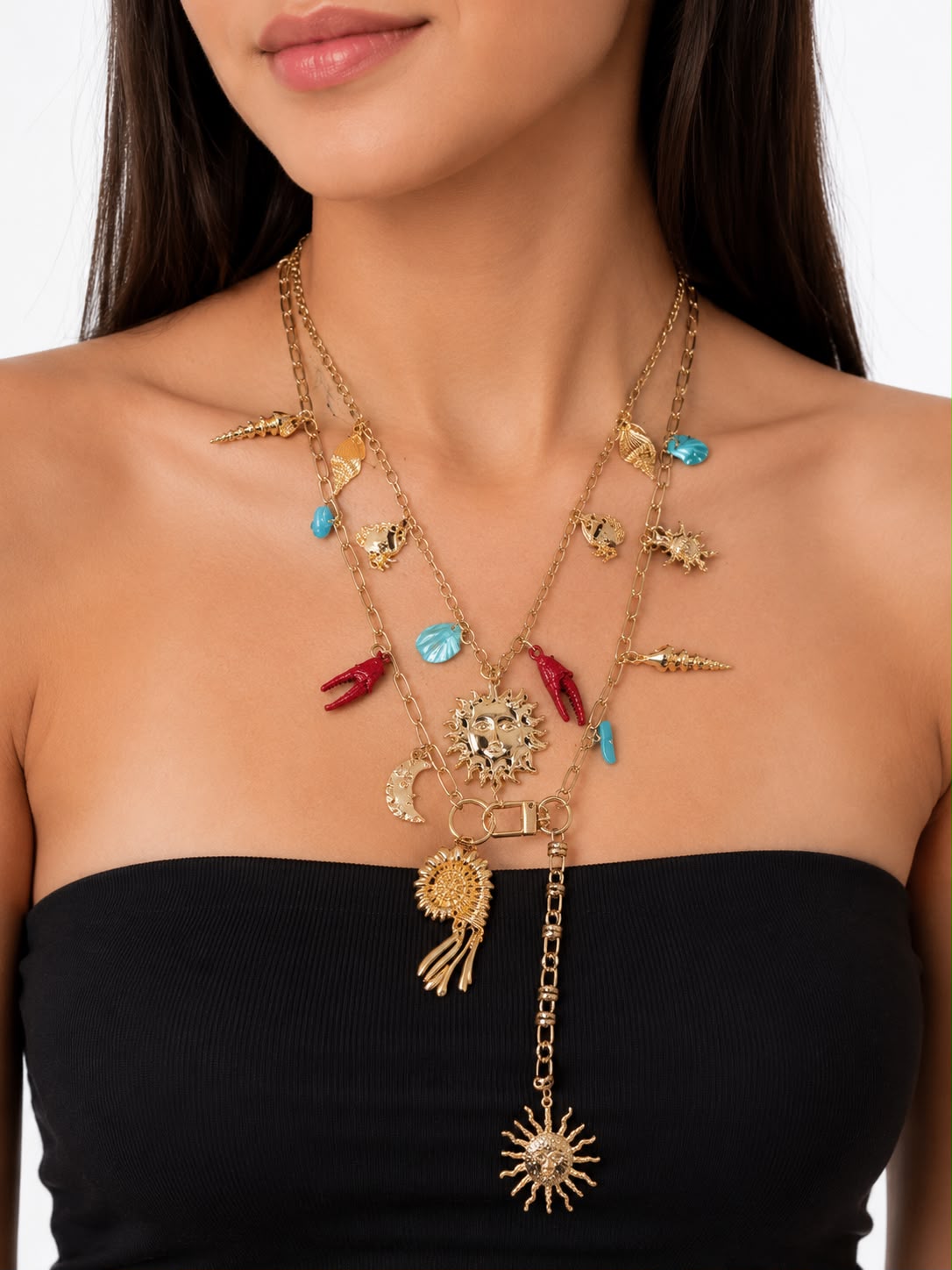 COLLAR MULTICAPA SOL Y MAR
