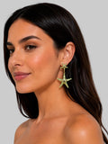 ARETES DE ESTRELLAS DE MAR LARGOS