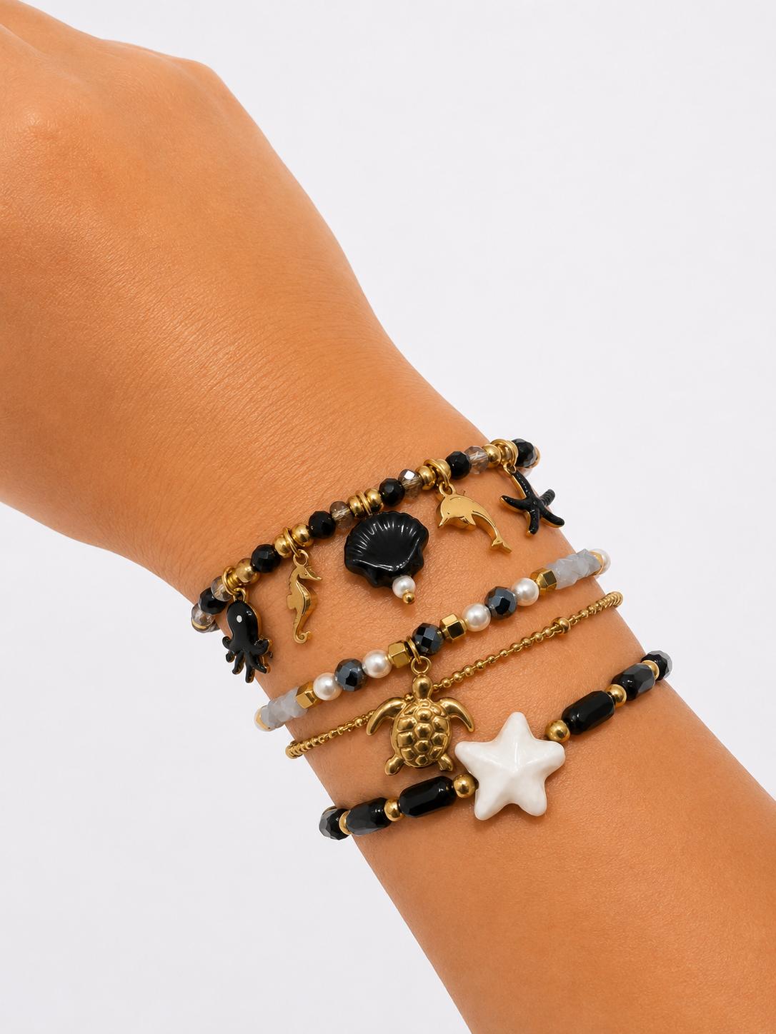 PULSERAS EN VARIEDAD DE SET DELICADAS