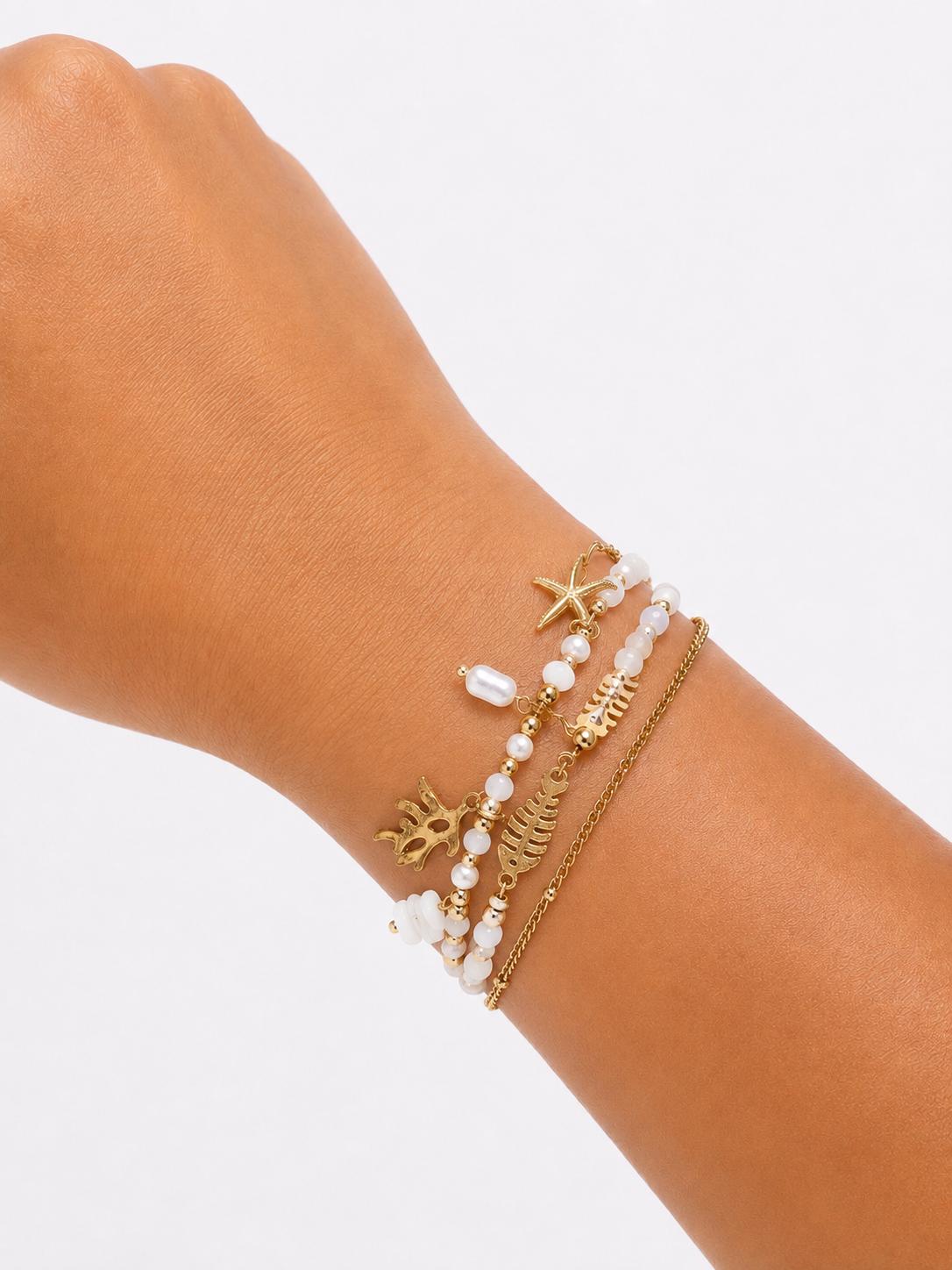 PULSERAS EN VARIEDAD DE SET DELICADAS