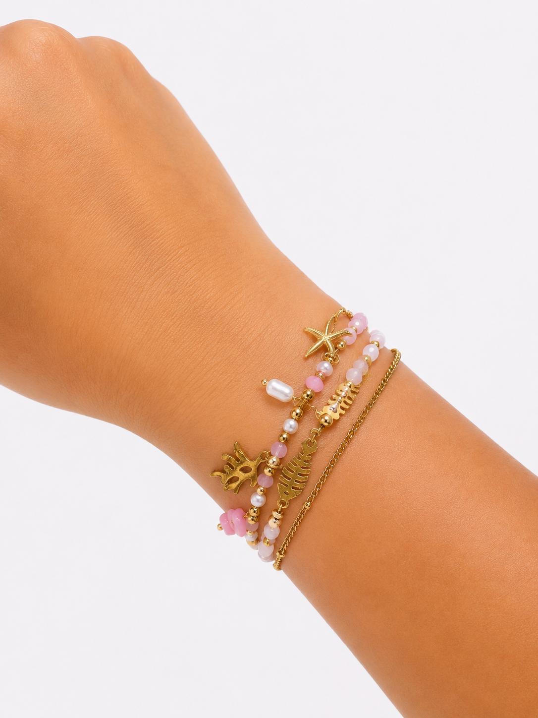 PULSERAS EN VARIEDAD DE SET DELICADAS
