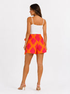 FALDA SHORT CRUZADA CON LAZO
