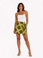 FALDA SHORT CRUZADA CON LAZO