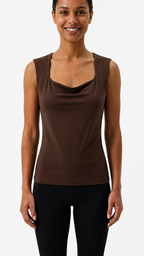 BLUSA LICRADA SIN MANGAS