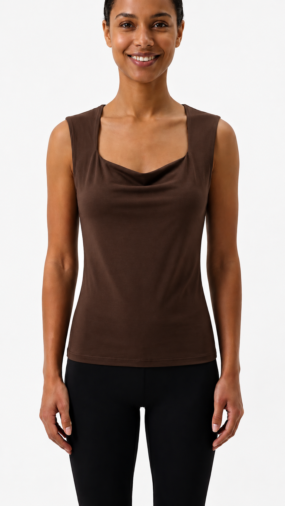 BLUSA LICRADA SIN MANGAS