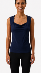 BLUSA LICRADA SIN MANGAS