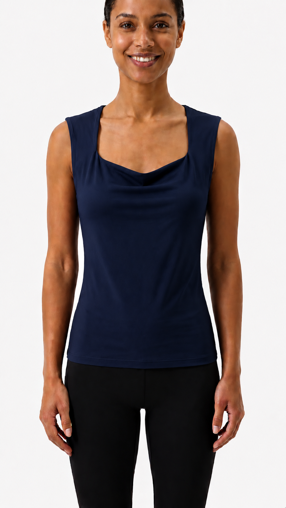 BLUSA LICRADA SIN MANGAS