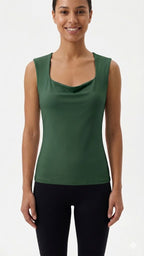 BLUSA LICRADA SIN MANGAS