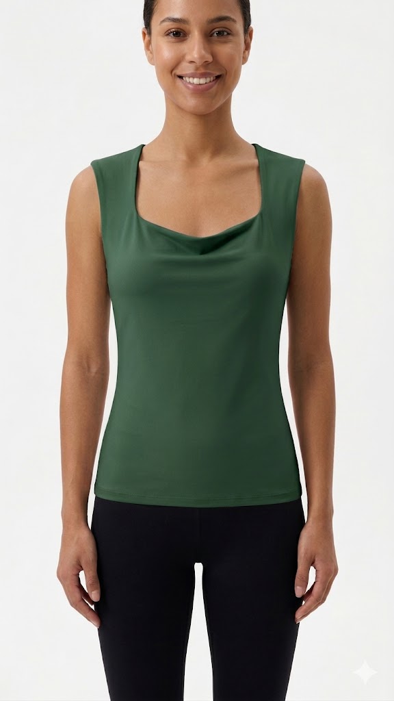 BLUSA LICRADA SIN MANGAS