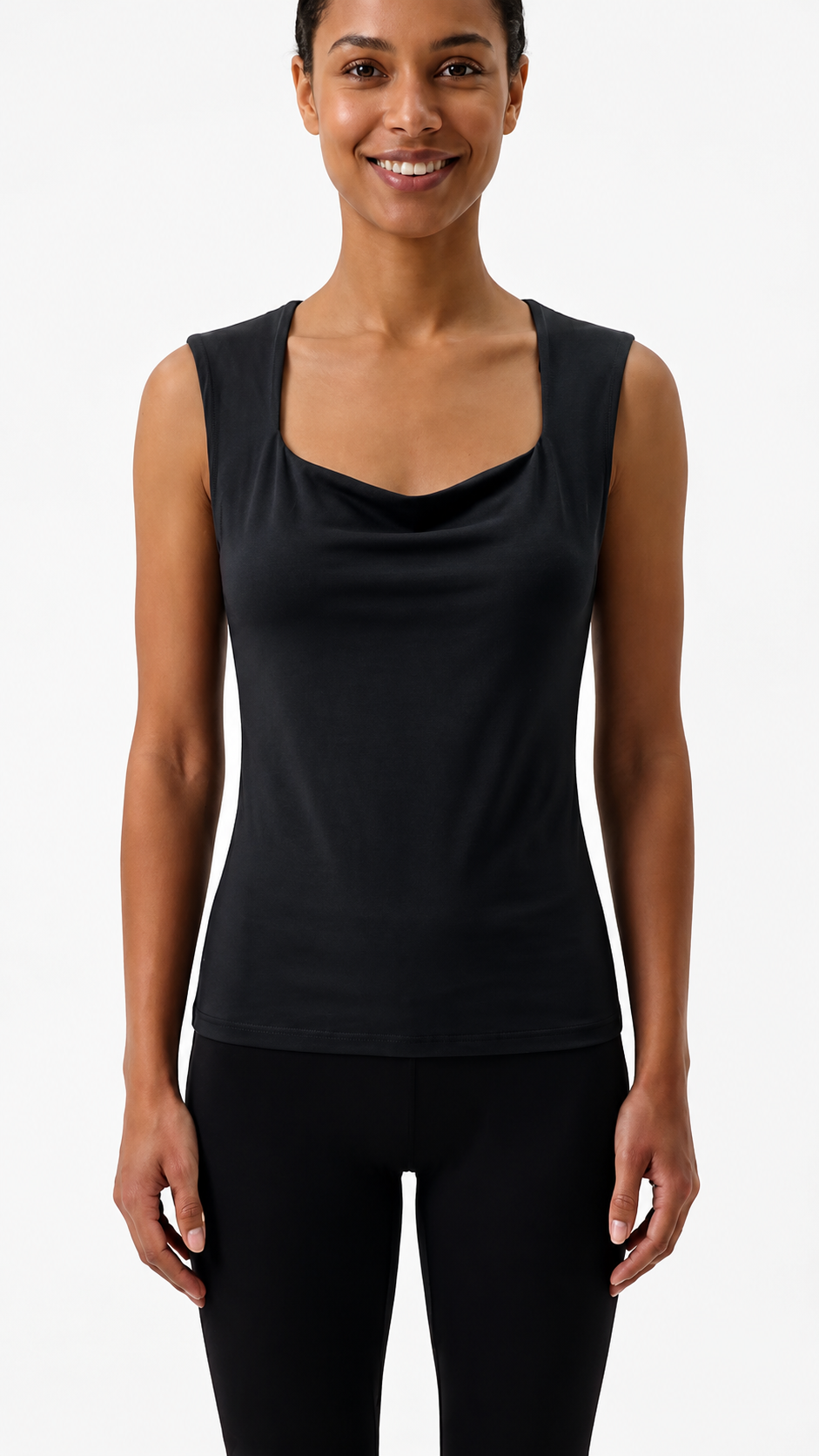 BLUSA LICRADA SIN MANGAS