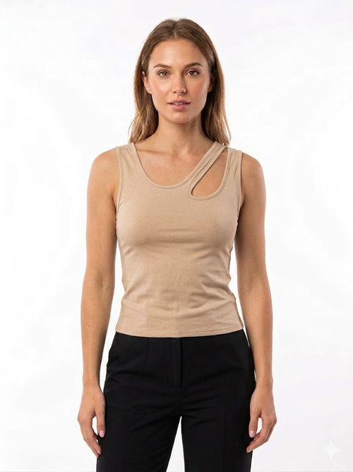 BLUSA LICRADA CON DETALLE