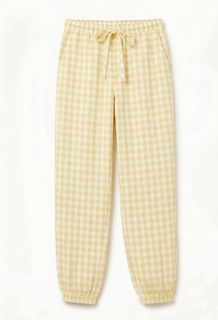 PANTALÓN JOGGER CUADROS VICHY