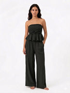 CONJUNTO BANDEAU CON VOLANTES