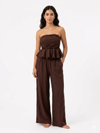 CONJUNTO BANDEAU CON VOLANTES