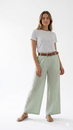 PANTALÓN PALAZZO RAYAS