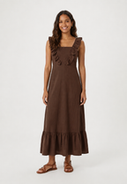 VESTIDO CON VOLANTES