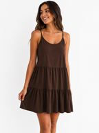 VESTIDO CORTO CUELLO REDONDO