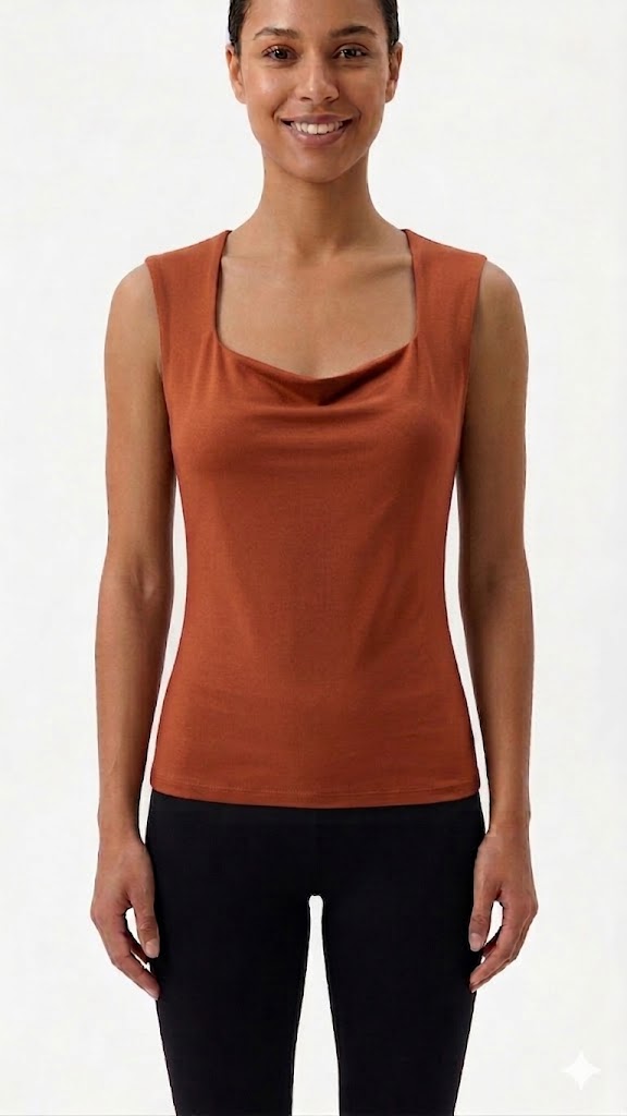 BLUSA LICRADA SIN MANGAS