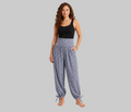 PANTALÓN VICHY CON CINTURA FRUNCIDA